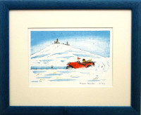 PRODÁNO. Martin Bouda - Házmburk - grafika